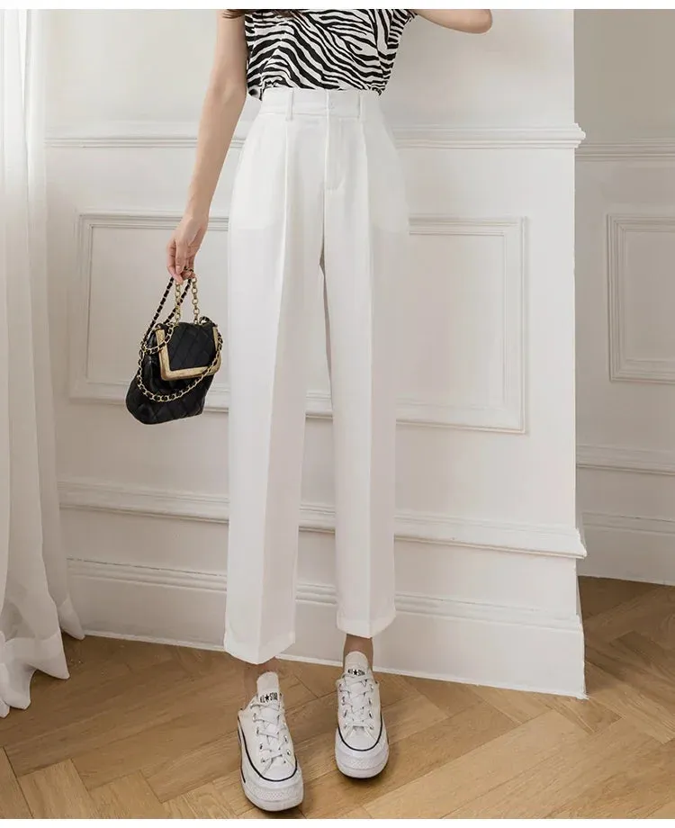 Casual Women Suit Pants