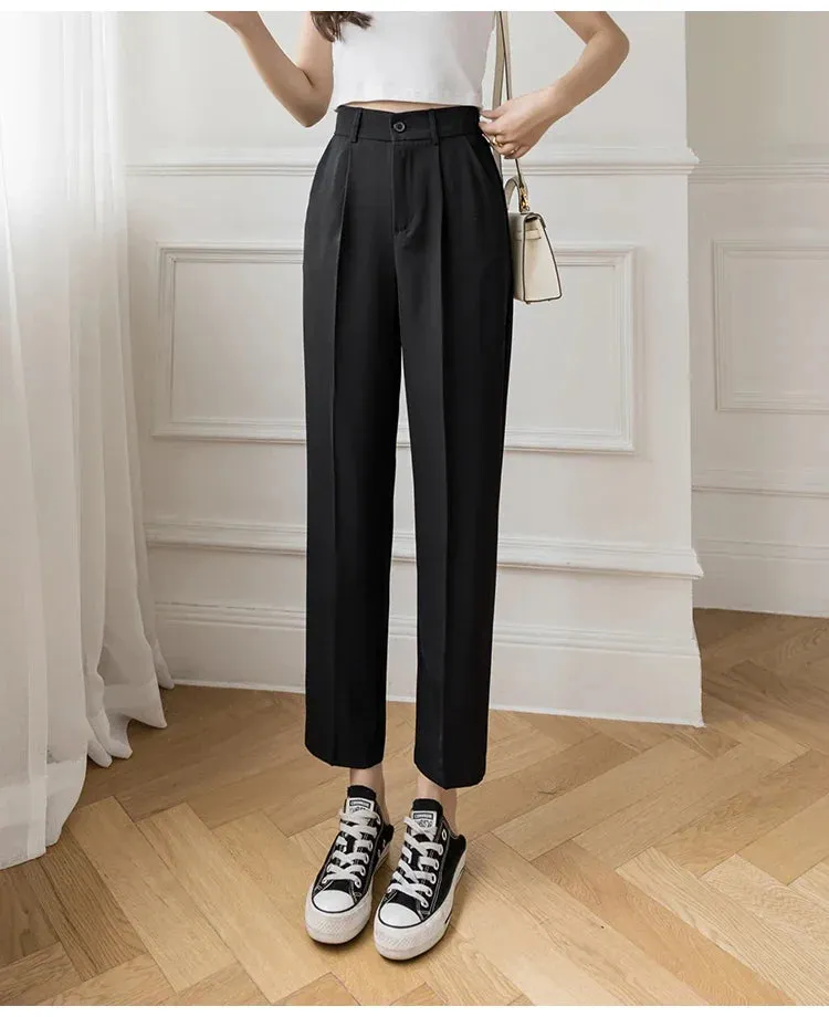 Casual Women Suit Pants