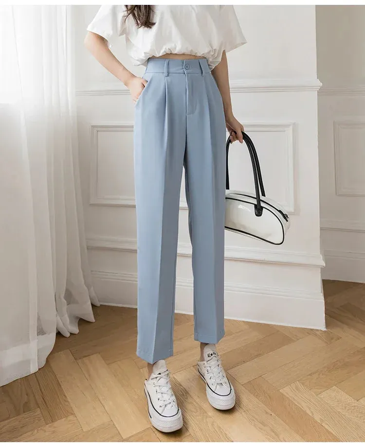 Casual Women Suit Pants