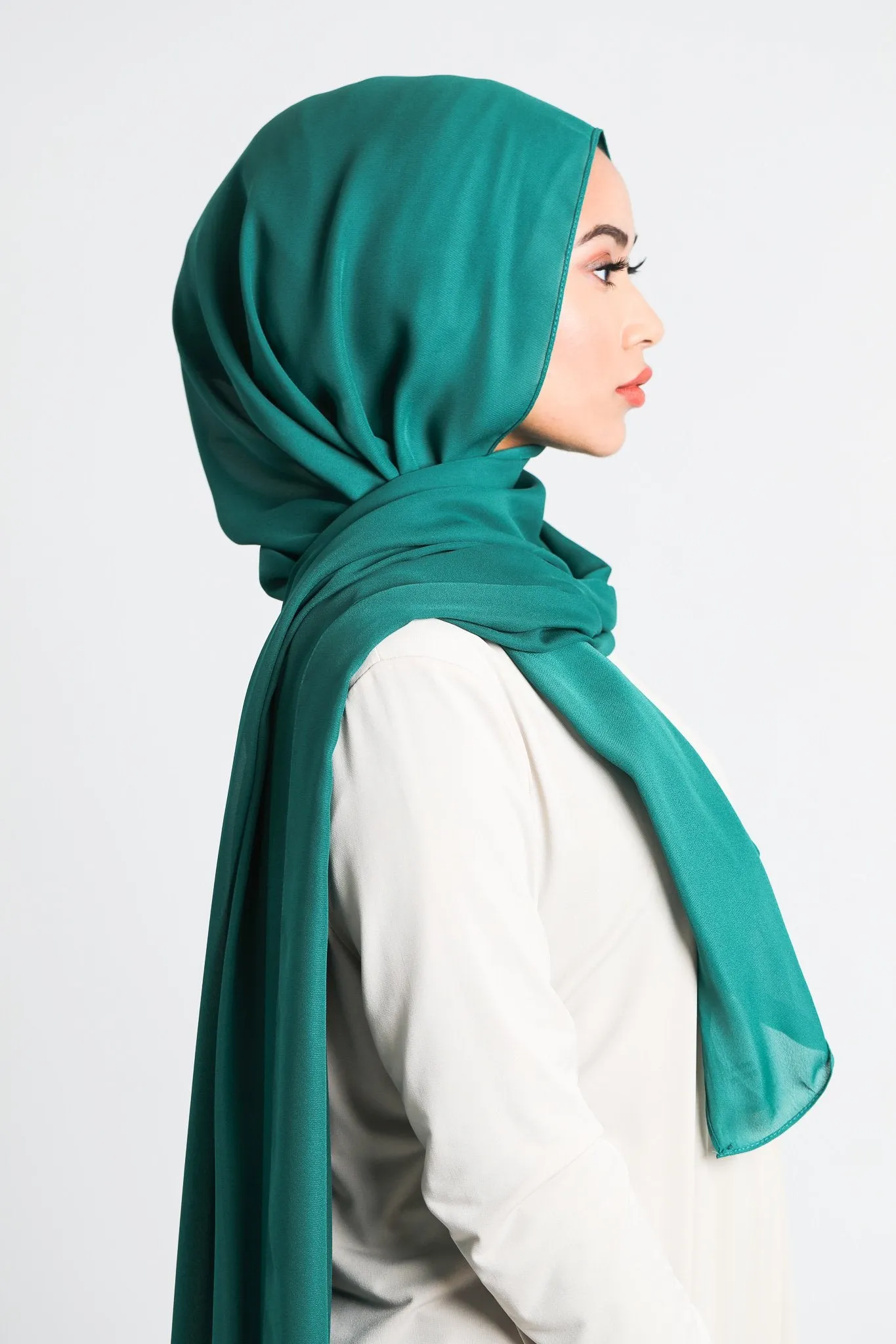 Chiffon Scarf | Sea Green