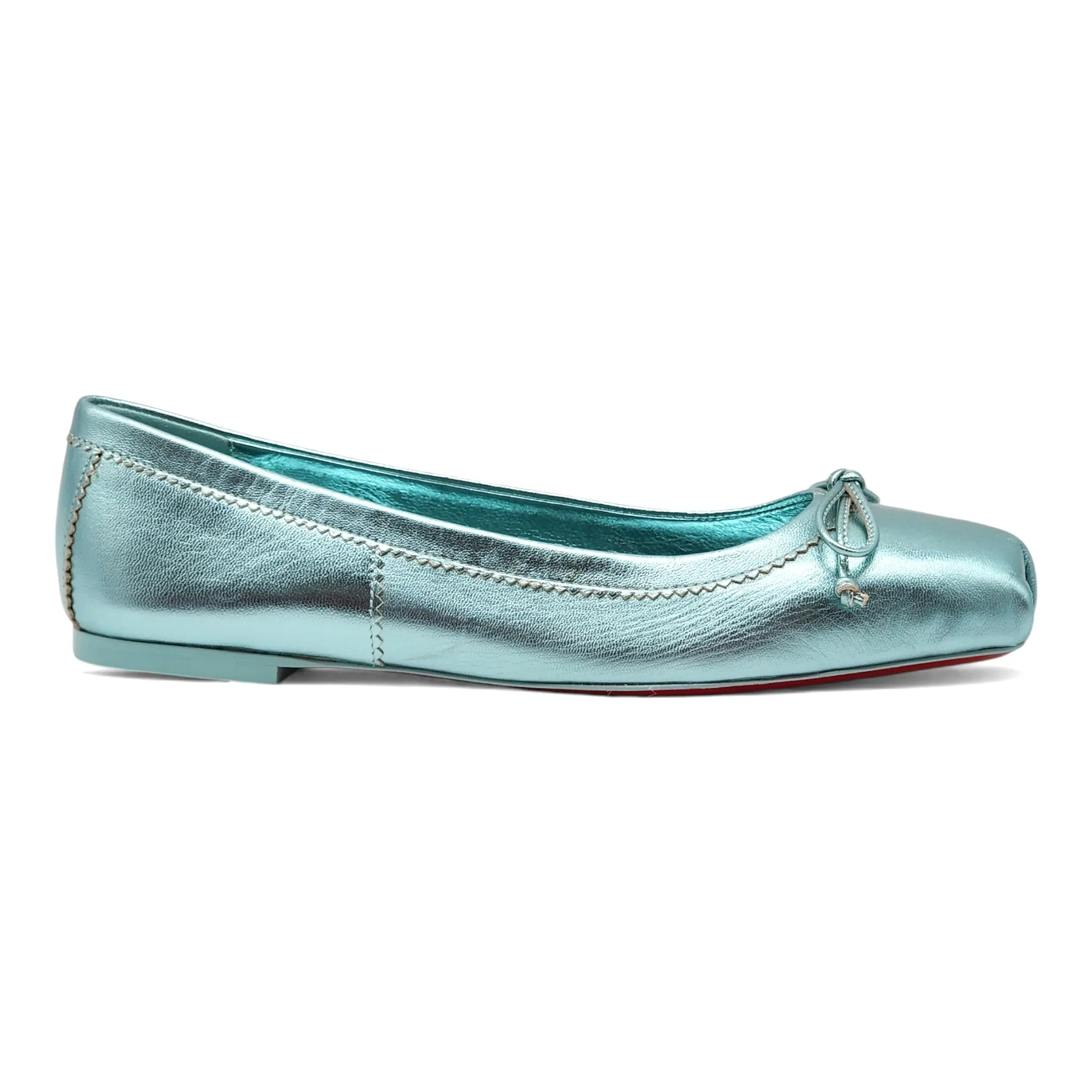 Christian Louboutin Mamadrague Ballet Flats - Leather - Green 37
