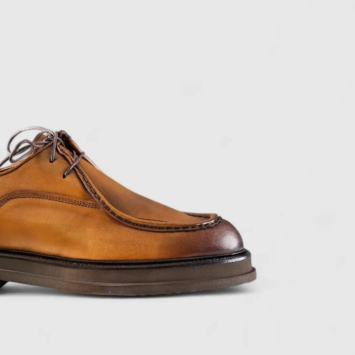 Chunky Sole Dress Oxfords Tan 0488