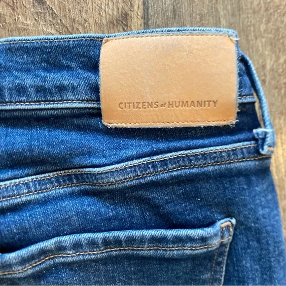citizens of humanity ella slim crop jean dark wash