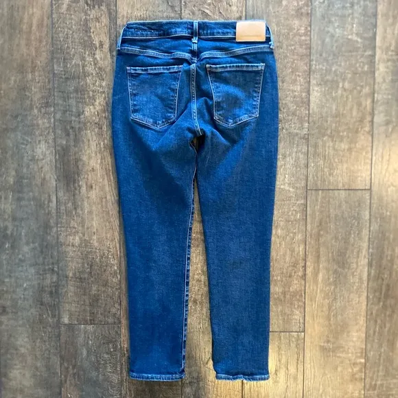 citizens of humanity ella slim crop jean dark wash