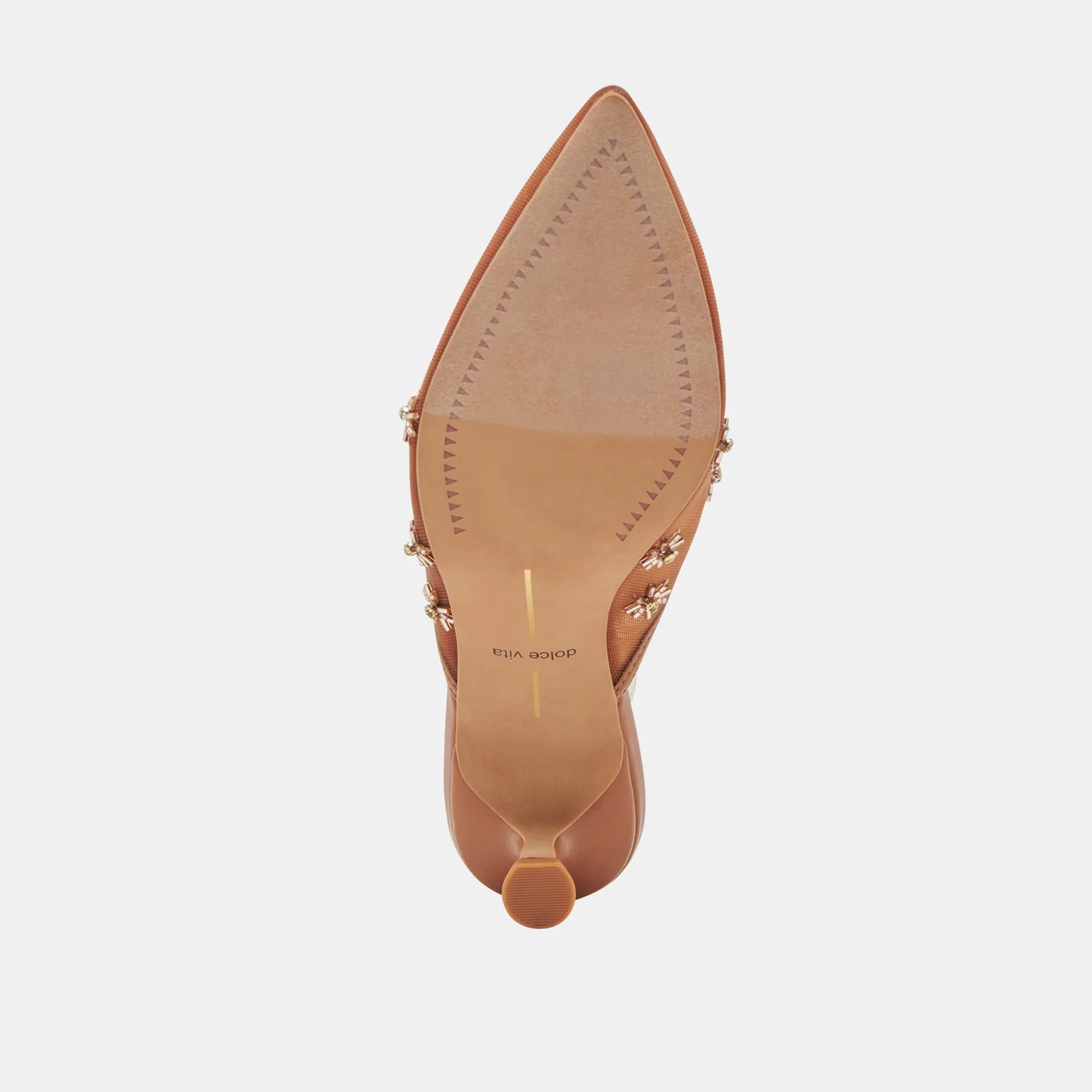 CLARA WIDE HEELS SADDLE MESH