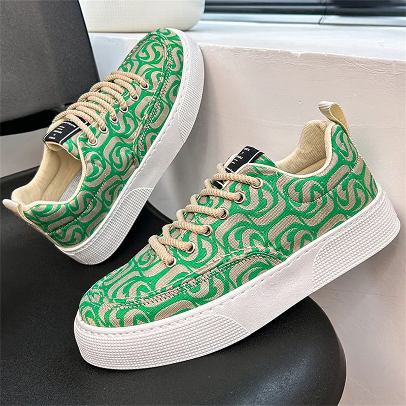 Cloud Embroidery Cozy Cotton Cloth Casual Shoes for Men