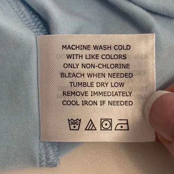 Coolibar Marietas Sun Wrap Sky Blue UPF 50  Long Sleeve Open Front Cardigan Sz M