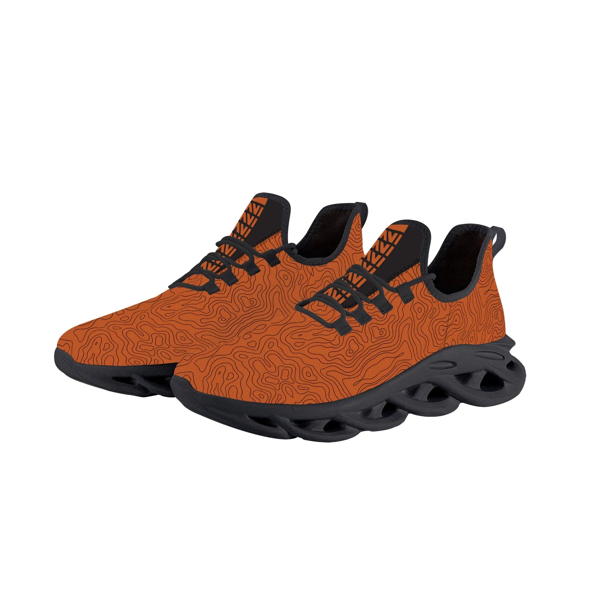Copper Map Walking Shoes