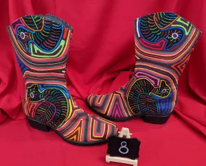 Cowgirl Zipper Mola Boots Size 8 - Mana