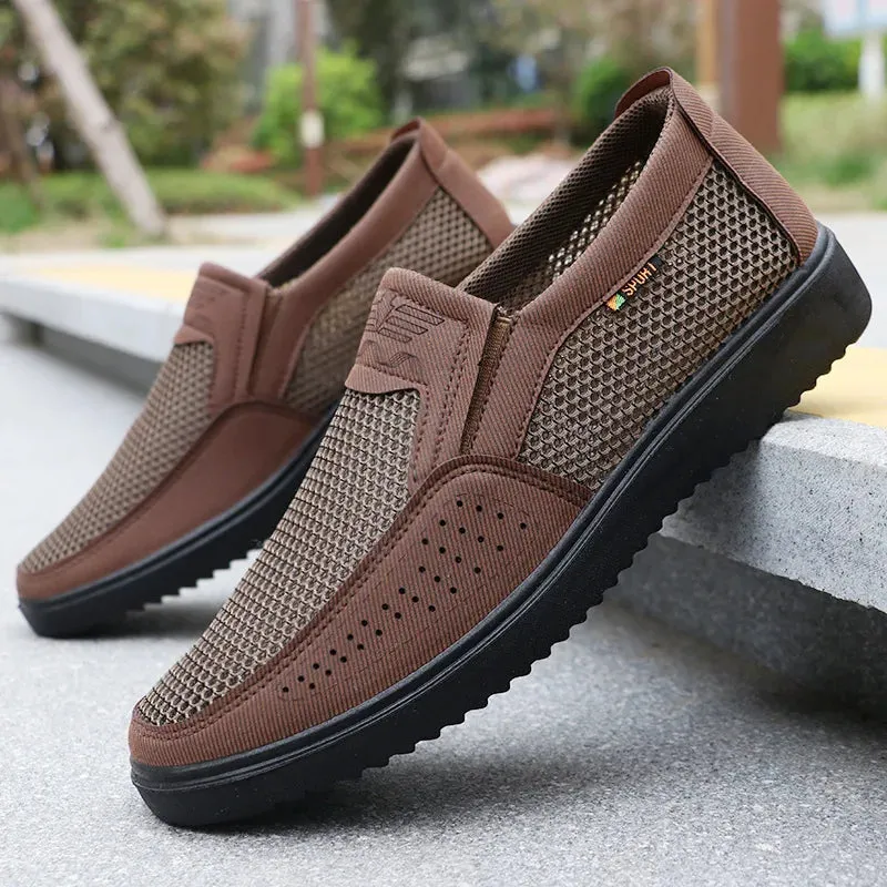 Crieff | Men's Lightweight Casual Shoes - Breathable Mesh with Non-Slip Features