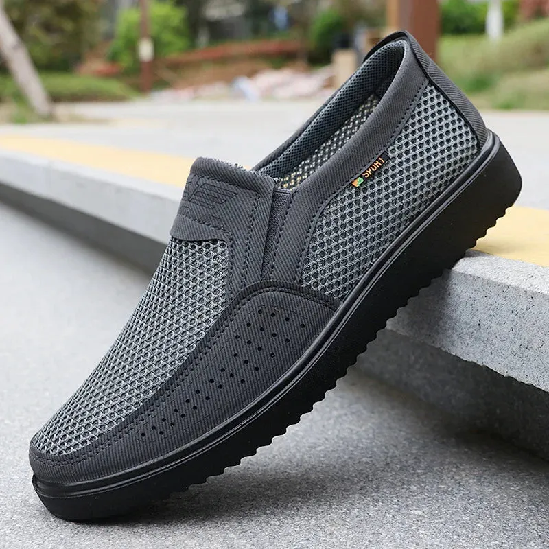 Crieff | Men's Lightweight Casual Shoes - Breathable Mesh with Non-Slip Features