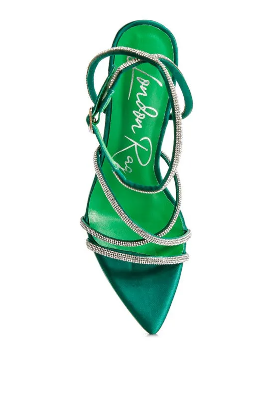 Dare Me- Rhinestone Accent Heels
