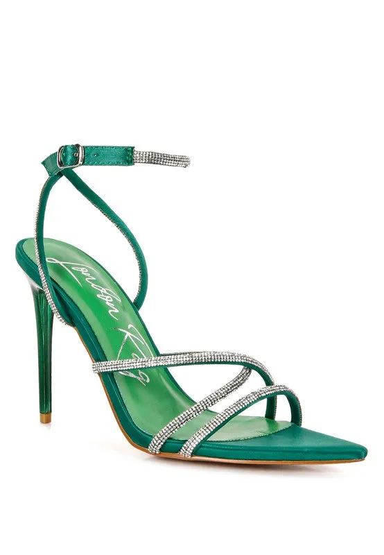 Dare Me- Rhinestone Accent Heels