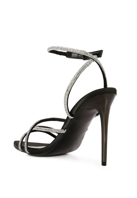 Dare Me- Rhinestone Accent Heels