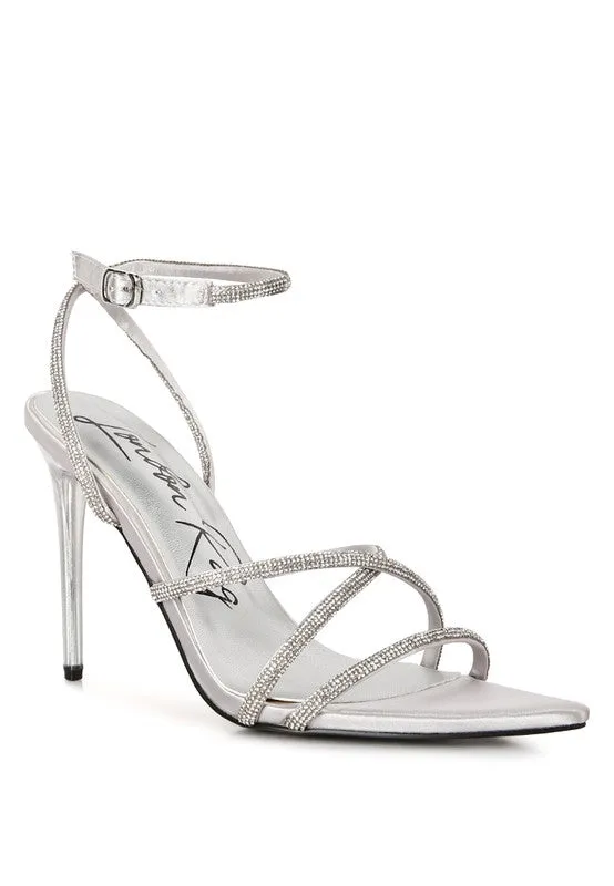 Dare Me- Rhinestone Accent Heels