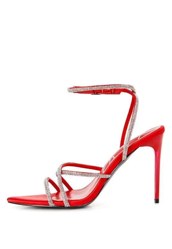 Dare Me- Rhinestone Accent Heels