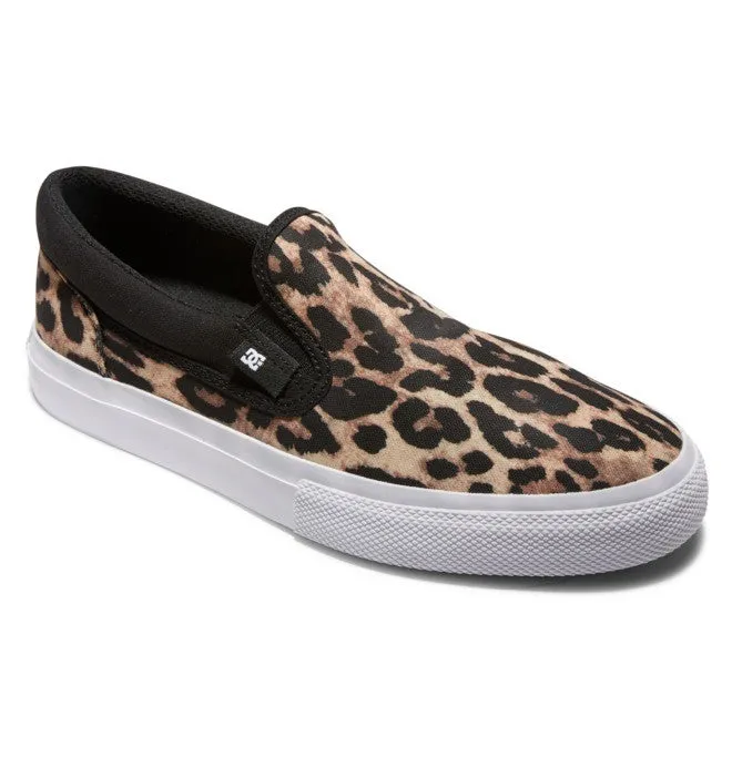 DC Womens Manual Canvas Slip-on Shoes