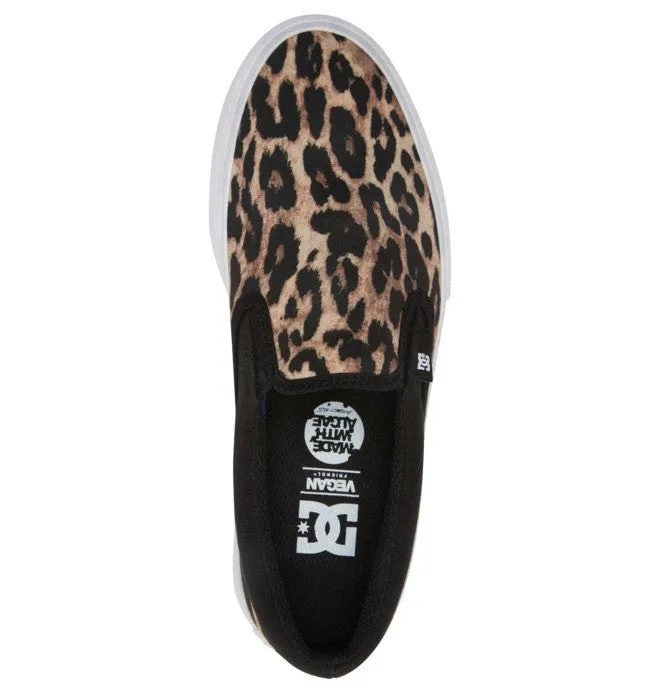 DC Womens Manual Canvas Slip-on Shoes