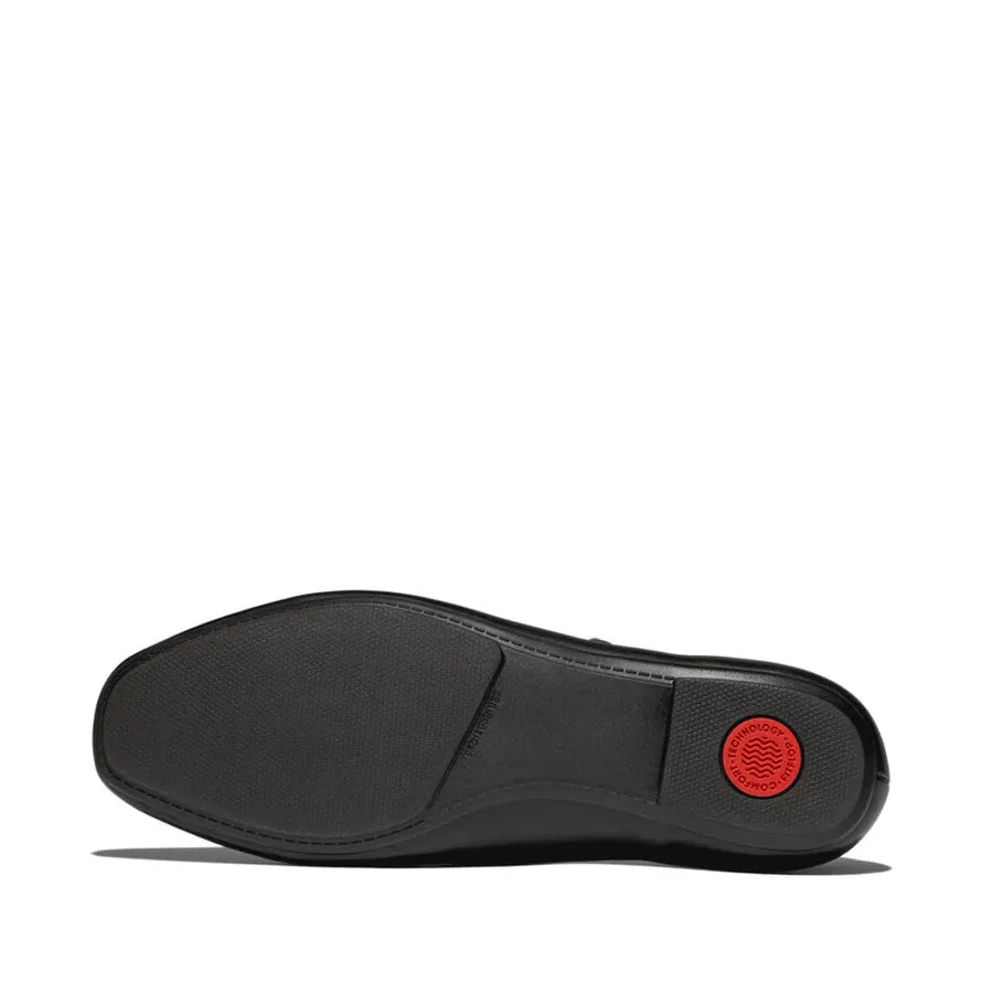 Delicato Crystal Leather Mary Jane in Black