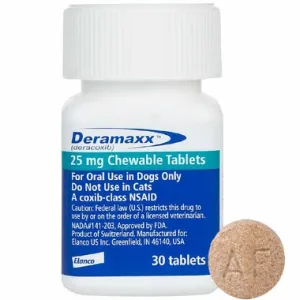 Deramaxx 25 mg, Sold per tablet