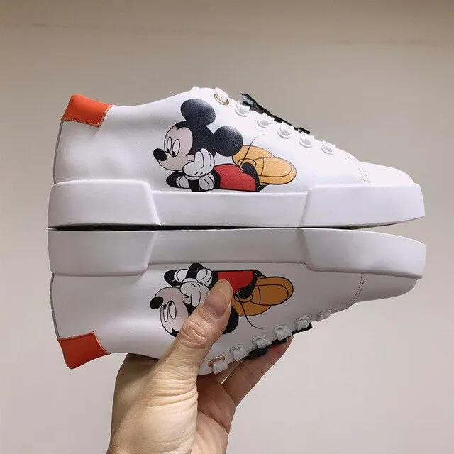 designer shoes china trainers flats stud embroidered sneakers rivet real leather women white metal italian embroidery crystal