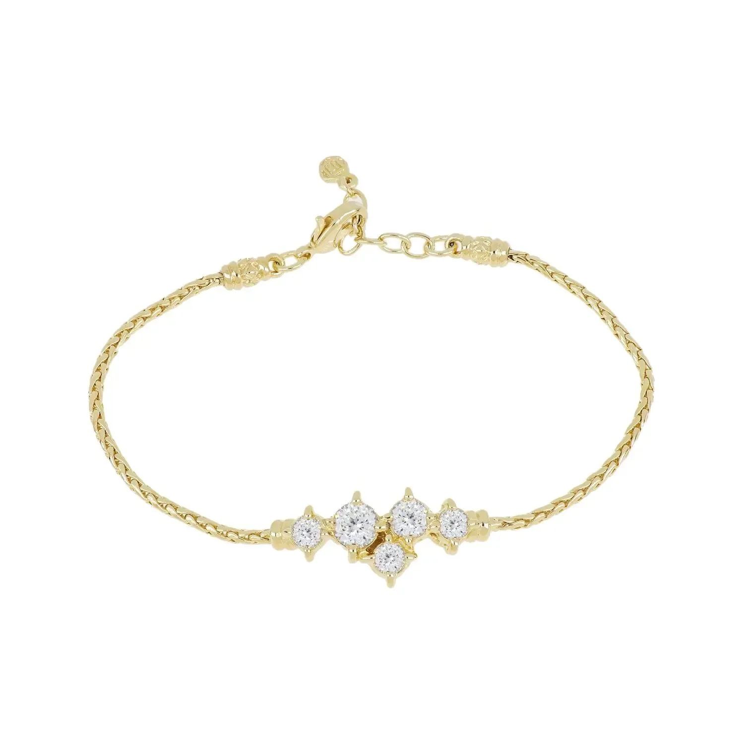 Diamante Cluster 104 - Single Strand Bracelet