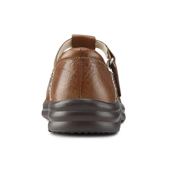 Dr. Comfort Women's Diabetic Casaual Shoe - Lu Lu - Chestnut