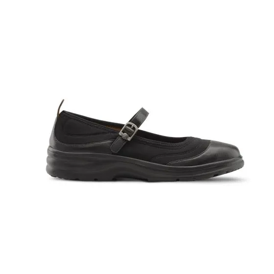 Dr. Comfort Women's Diabetic Casual Shoe - Flute - Black