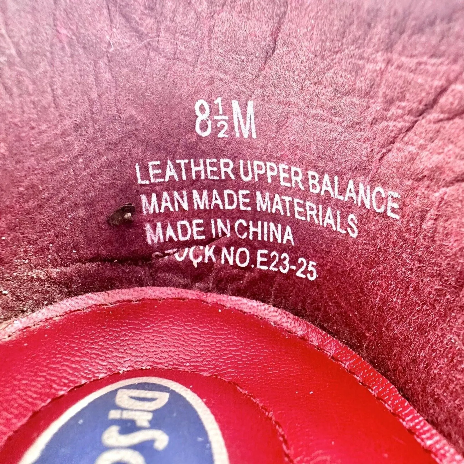 Dr Scholl's Loafers Size 8.5M Red Tassles Double Air-Pillo Flat Bottoms