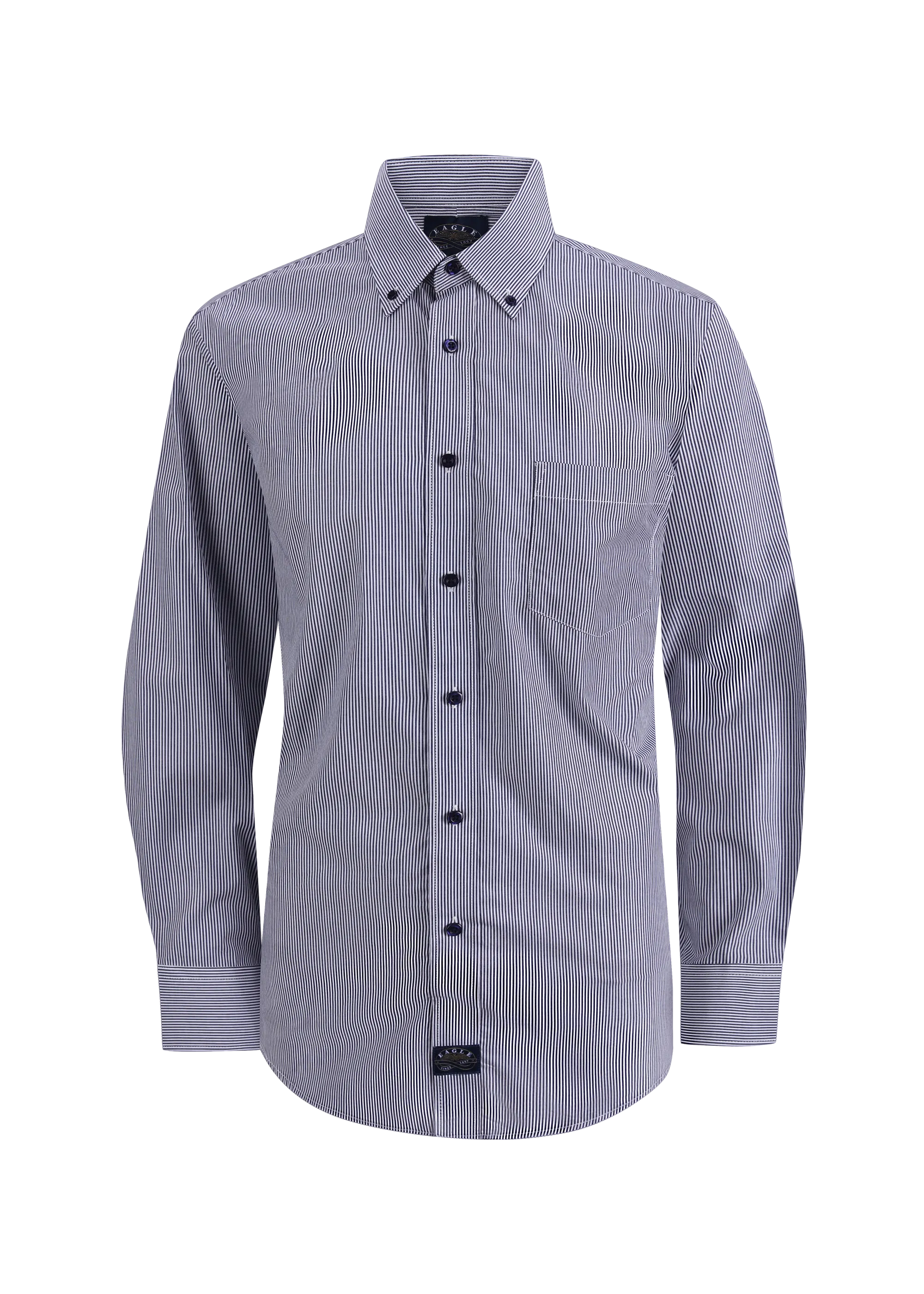 Eagle Stretch Neck Striped Poplin Shirt