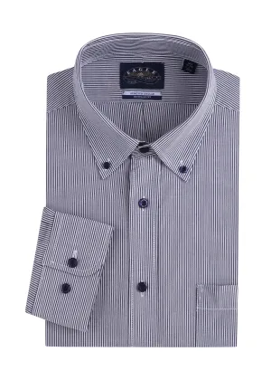Eagle Stretch Neck Striped Poplin Shirt