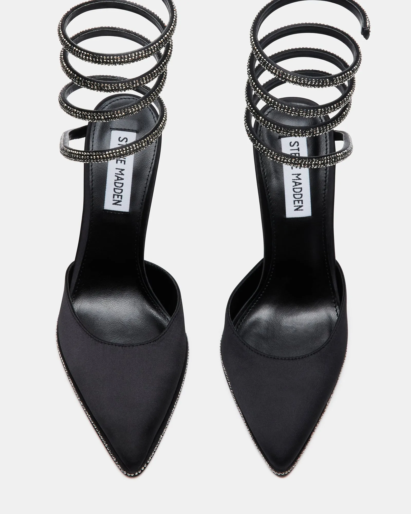 EMERSON BLACK SATIN