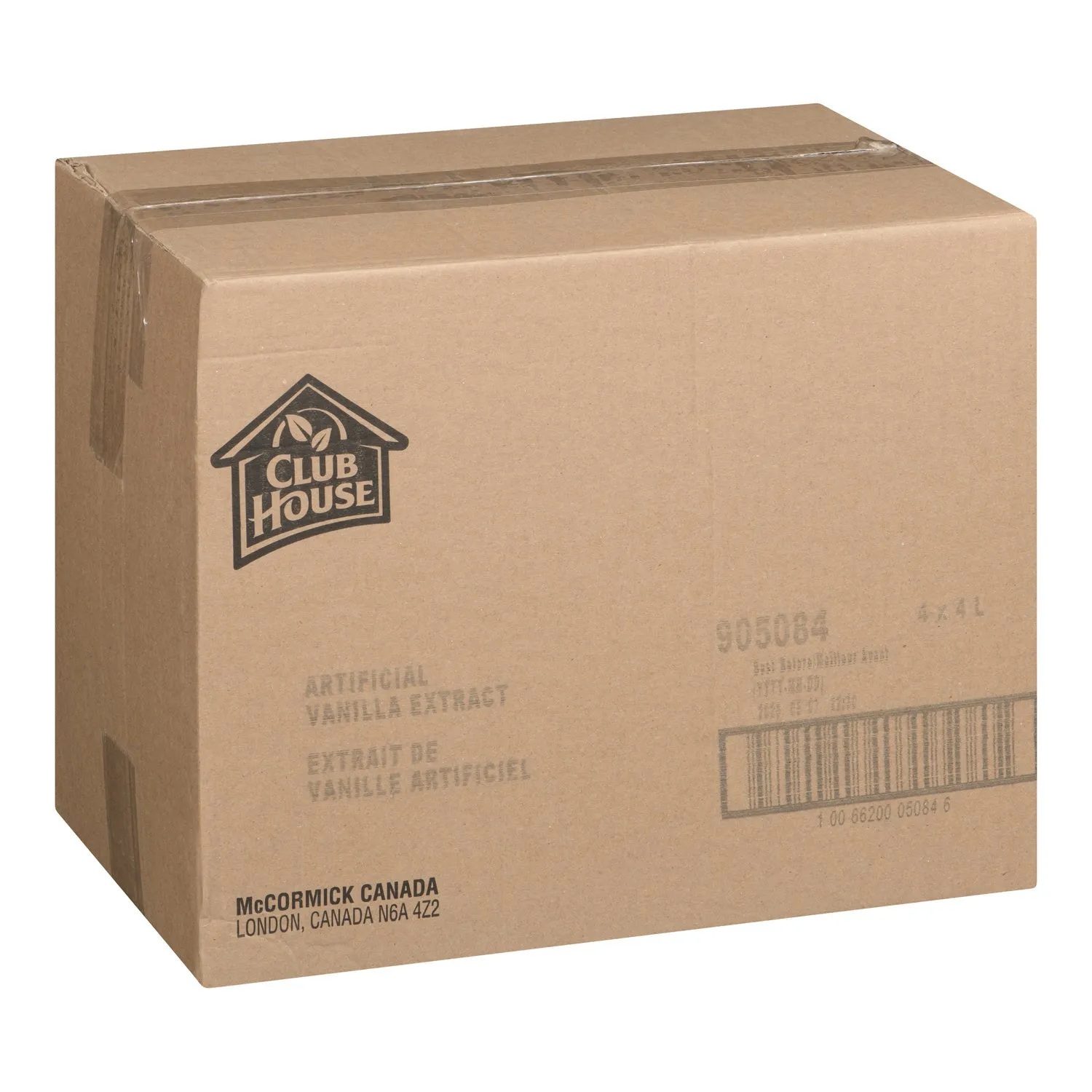Extract Vanilla Artificial - 4L Jug (Case 4 x 4L) - Clubhouse - Baking Mixes and Ingredients - Canadian Distribution