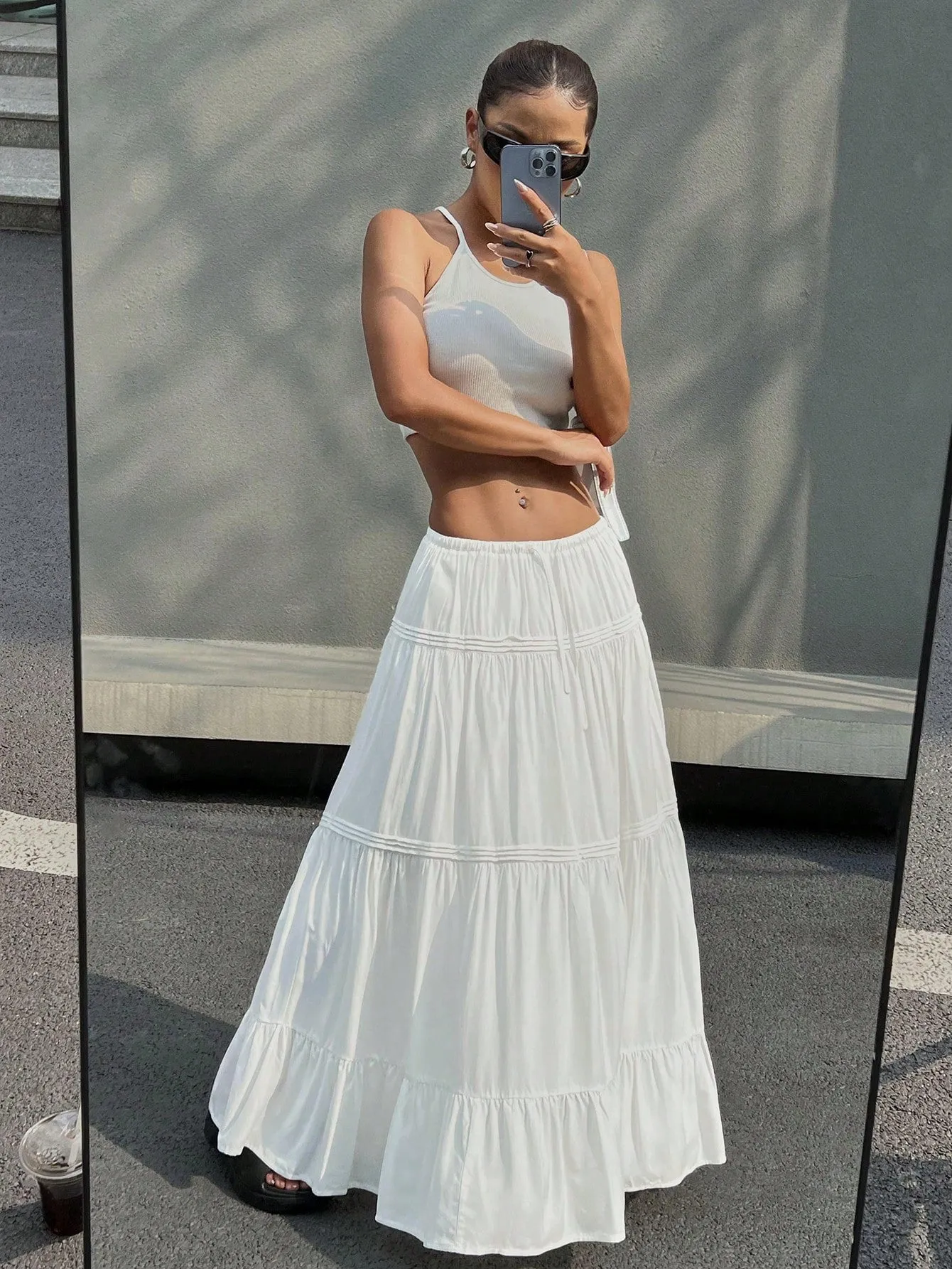 Falda Plisada Elegante para Mujer