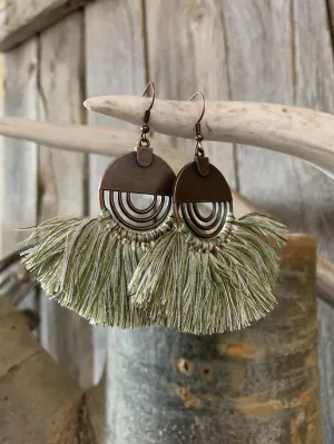 Fan Tassel Earrings