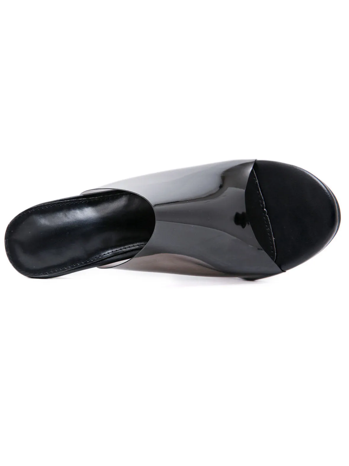 Fashion High Heel Sandals Summer Open Toe Transparent Sandals Female Thick with Sandals and Slippers