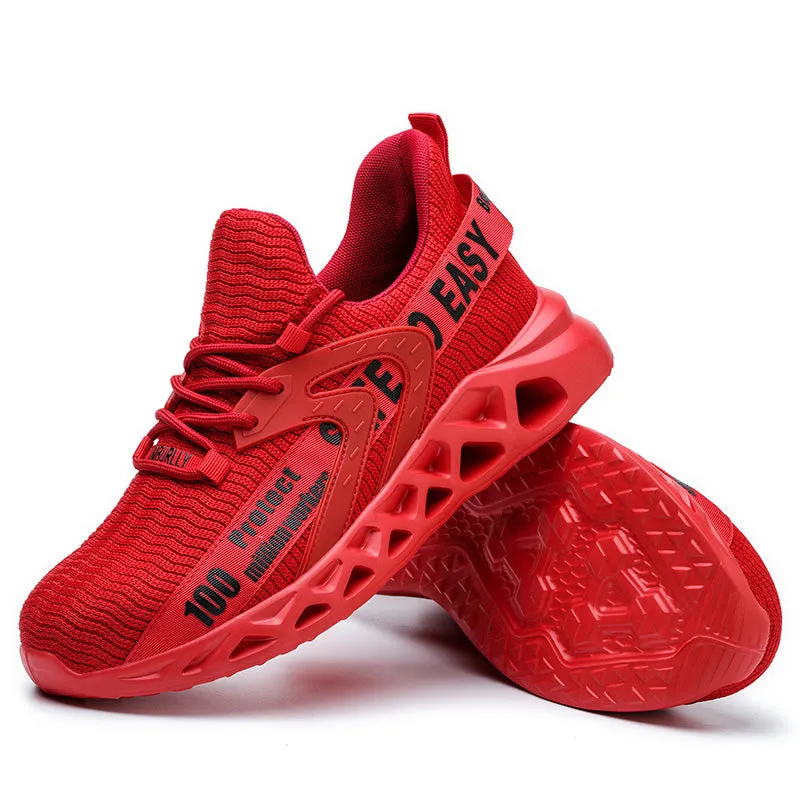 Fashion Men Orthopedic comfortable steel toe sneakers shoes
