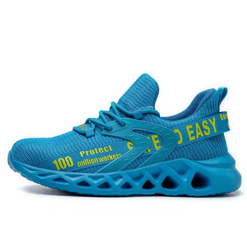 Fashion Men Orthopedic comfortable steel toe sneakers shoes