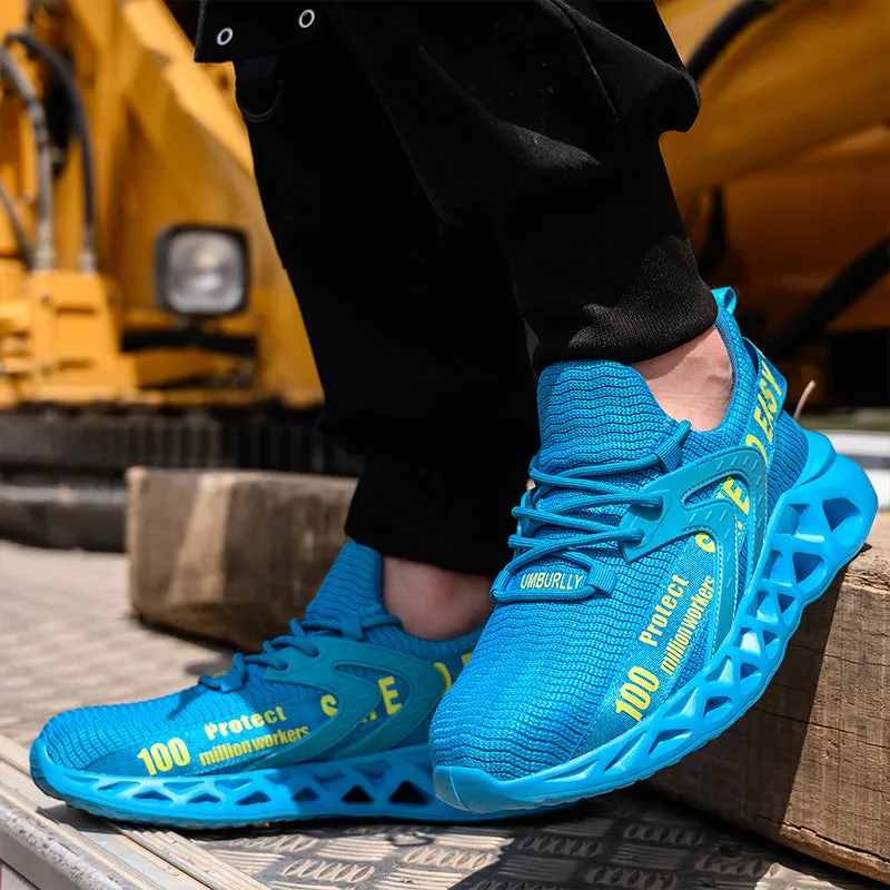 Fashion Men Orthopedic comfortable steel toe sneakers shoes