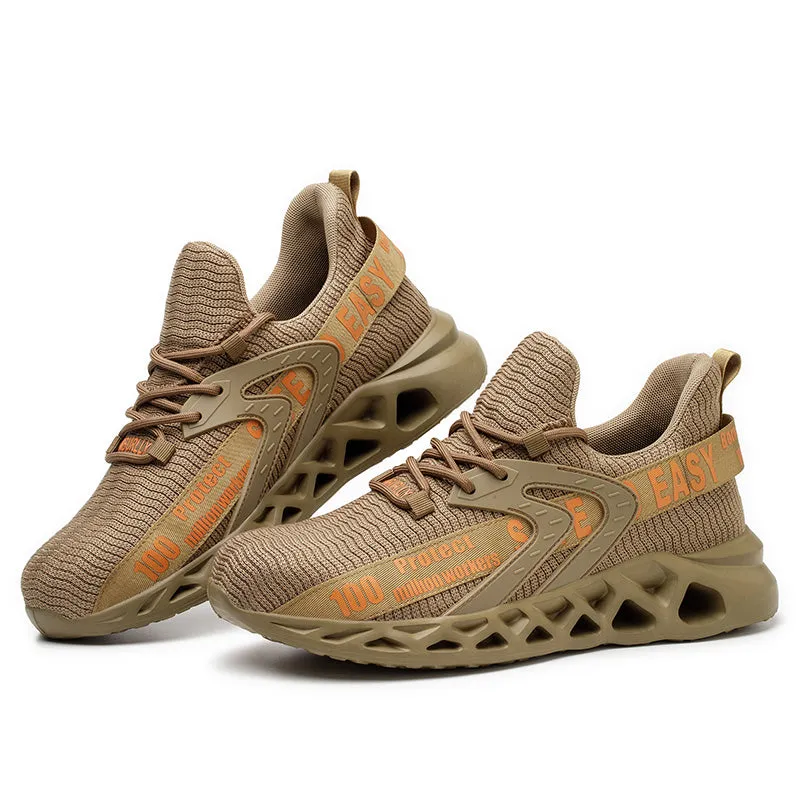Fashion Men Orthopedic comfortable steel toe sneakers shoes