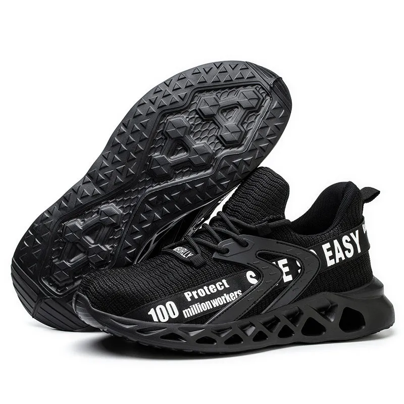 Fashion Men Orthopedic comfortable steel toe sneakers shoes