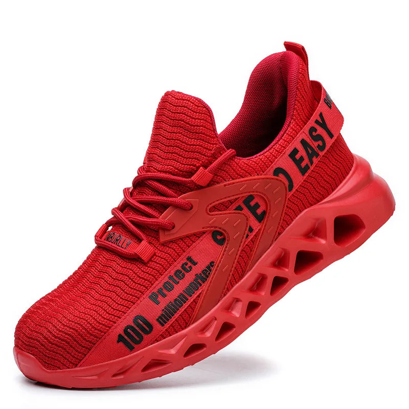 Fashion Men Orthopedic comfortable steel toe sneakers shoes