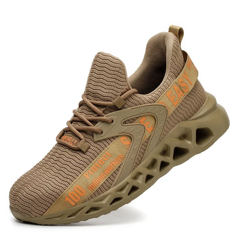 Fashion Men Orthopedic comfortable steel toe sneakers shoes