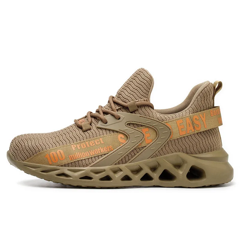Fashion Men Orthopedic comfortable steel toe sneakers shoes