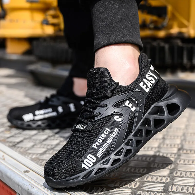 Fashion Men Orthopedic comfortable steel toe sneakers shoes