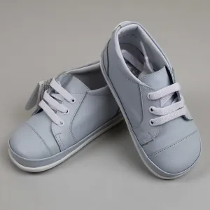 First Walker Shoes - Boys - Hard Sole Blue Leather - Pex Eli