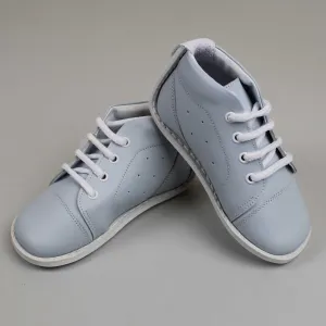 First Walker Shoes - Boys - Hard Sole Blue Leather - Pex Remi