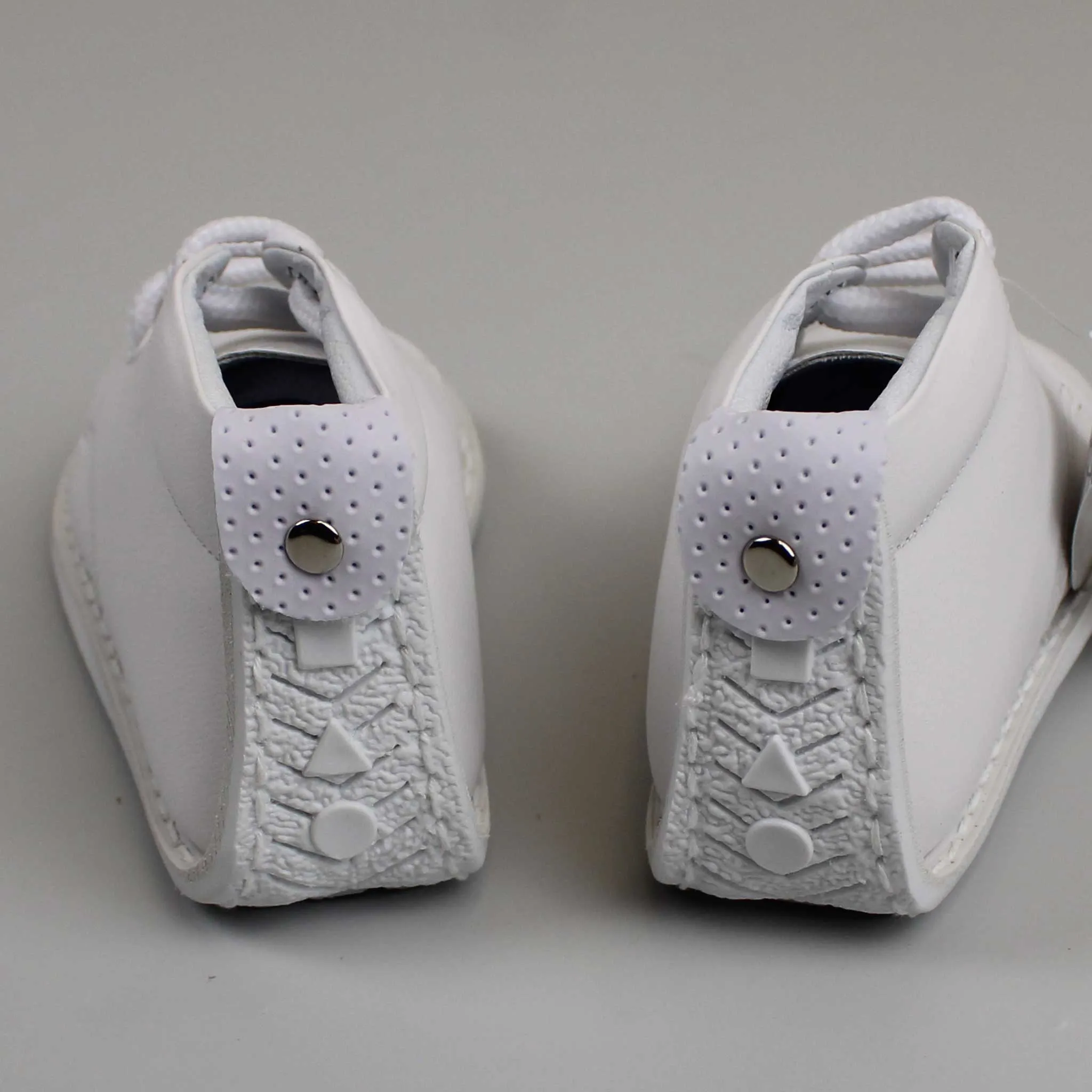 First Walker Shoes - Boys - Hard Sole White Leather - Pex Calvin