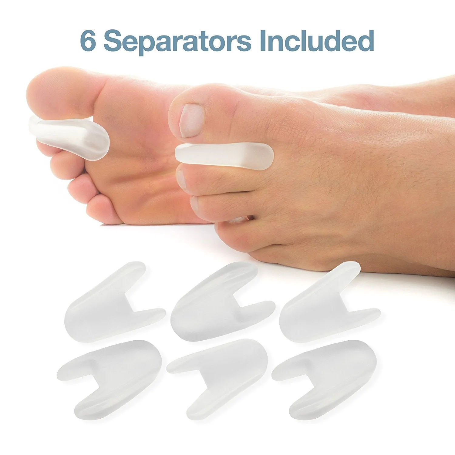 Flared Gel Toe Separators