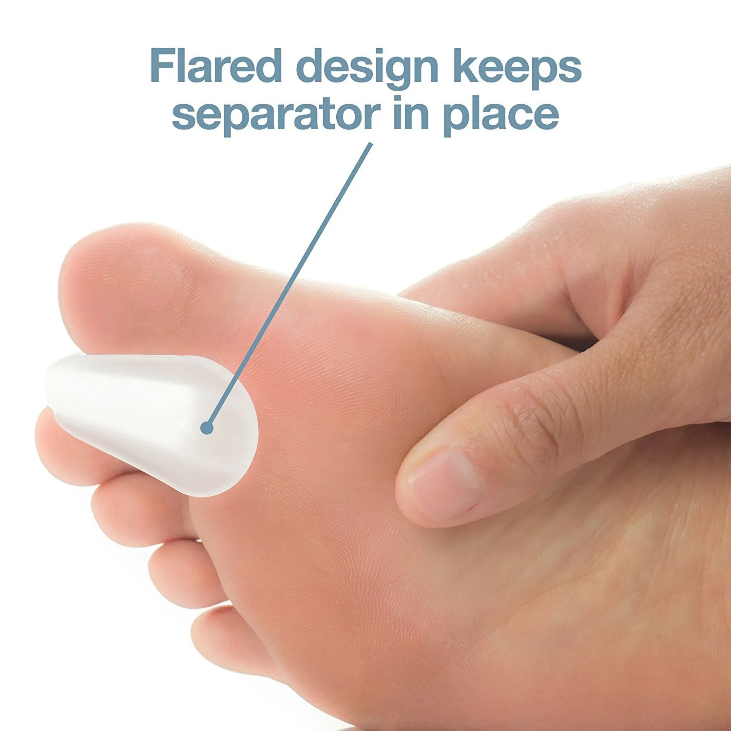 Flared Gel Toe Separators